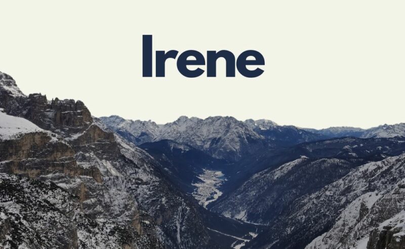 Irene, la montagna dentro.