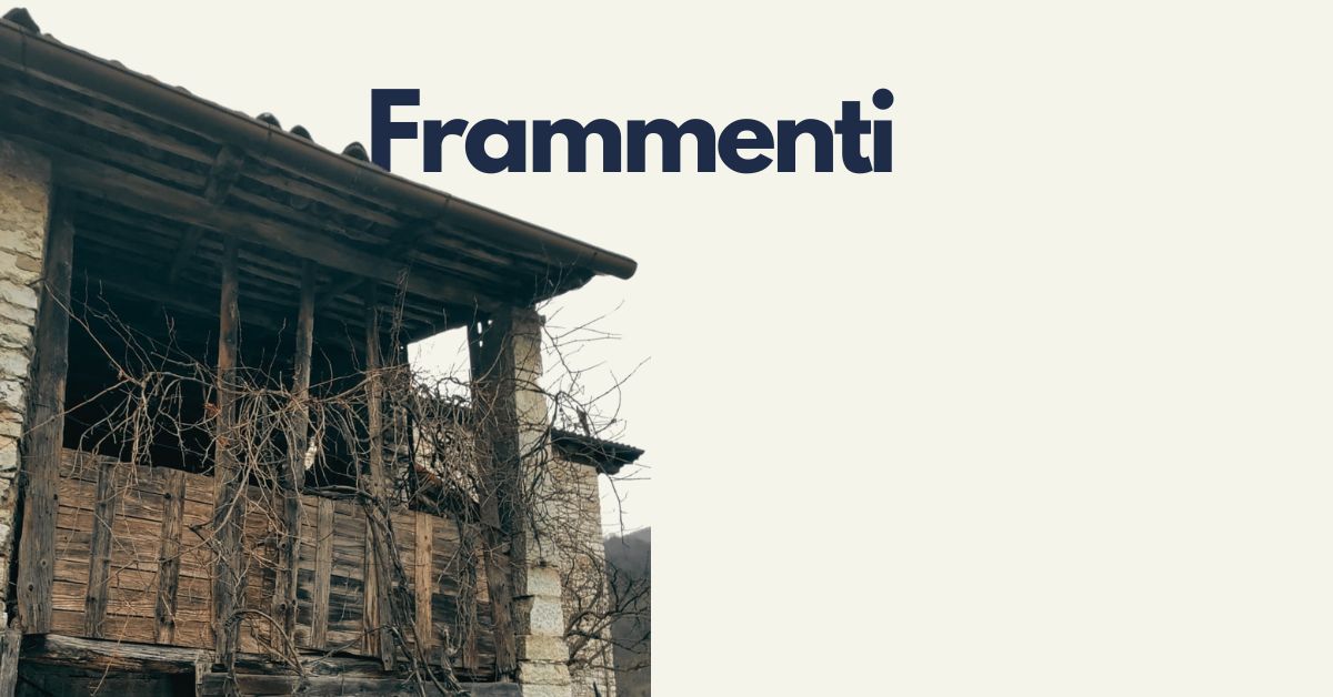 Frammenti di vita, ricordi di morte